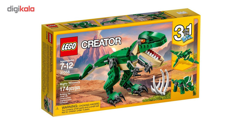 لگو سری Creator مدل Mighty Dinosaurs کد 31058