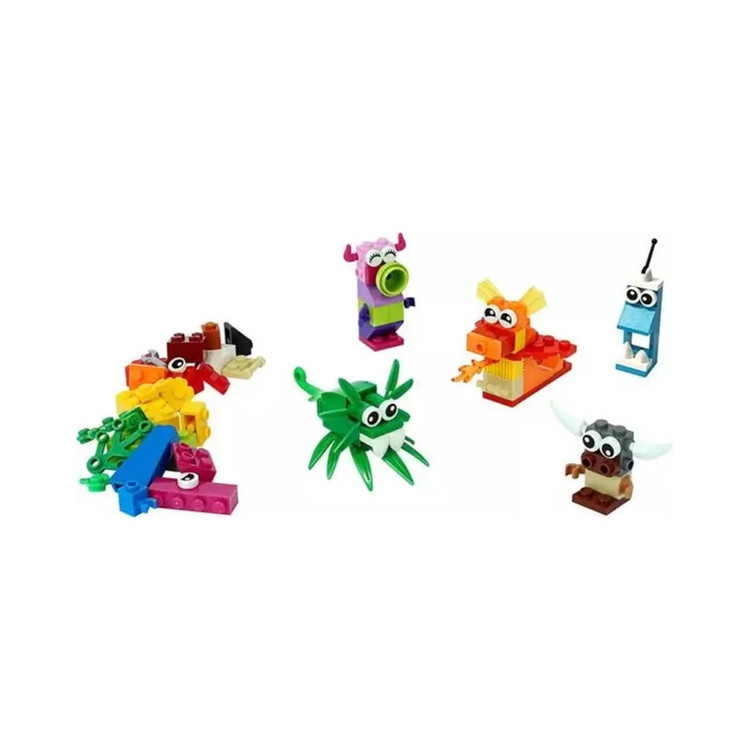 LEGO 11017 - مجموعه هیولاهای خلاق با ۱۴۰ قطعه رنگارنگ.