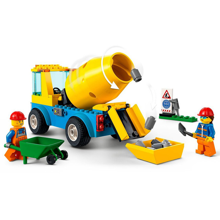 LEGO 60325 - کامیون میکسر بتن.