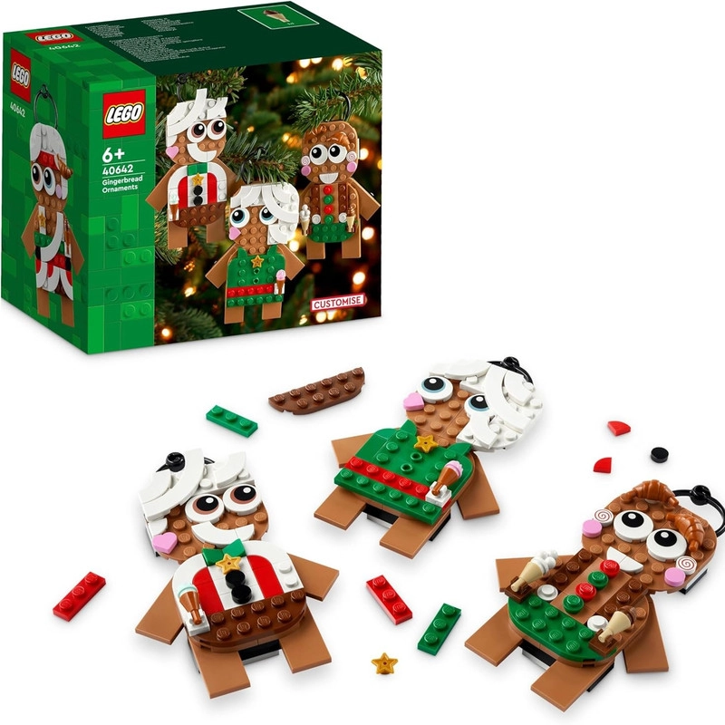 LEGO 40642 - آویزهای نان زنجبیلی کریسمسی.