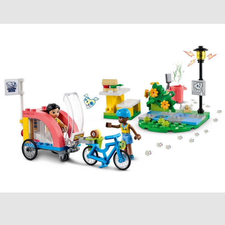 LEGO Friends 41738 - موتور نجات سگ با مینی‌فیگور و لوازم جانبی.