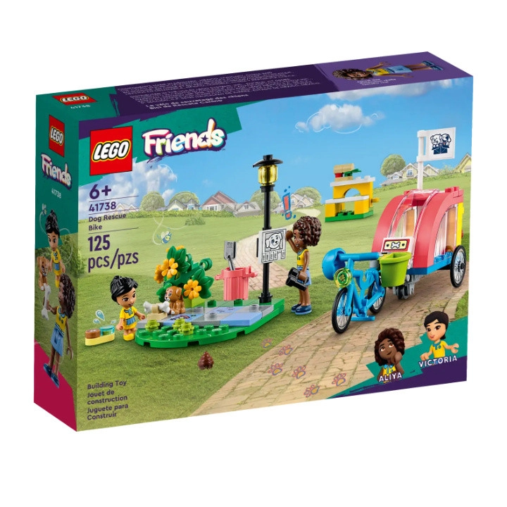 LEGO Friends 41738 - موتور نجات سگ با مینی‌فیگور و لوازم جانبی.