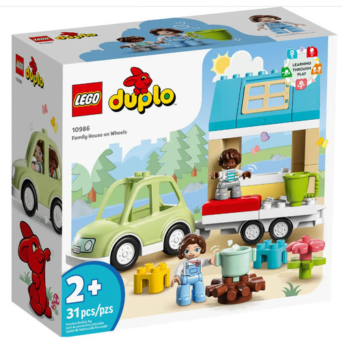 لگو DUPLO 10986 - خانه خانوادگی با فیگورها و ویلچر متحرک.