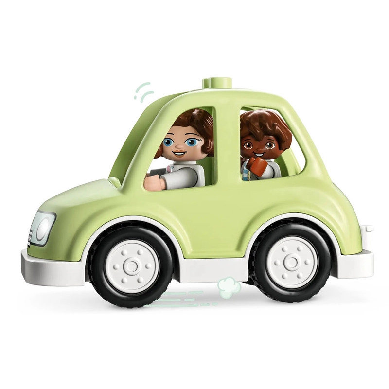 لگو DUPLO 10986 - خانه خانوادگی با فیگورها و ویلچر متحرک.