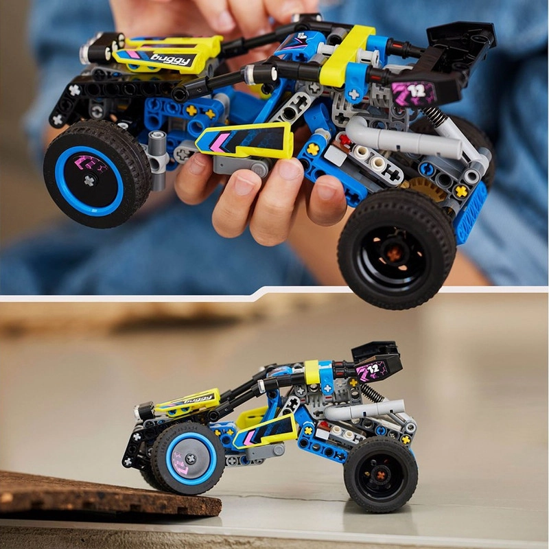 لگو Technic 42164 - باگی مسابقه‌ای آفرود با موتور عقب‌کش و تعلیق متحرک