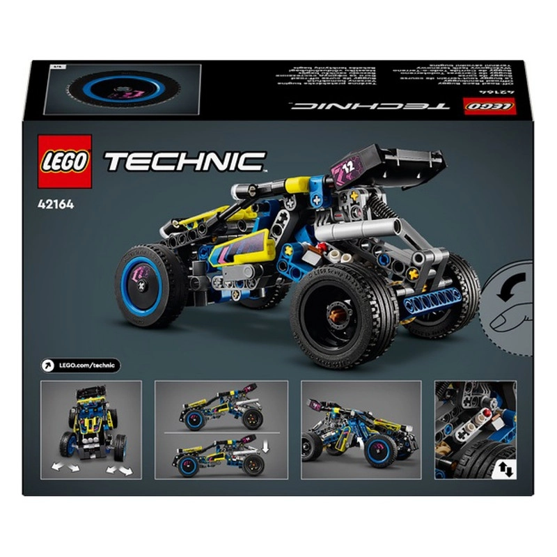 لگو Technic 42164 - باگی مسابقه‌ای آفرود با موتور عقب‌کش و تعلیق متحرک.