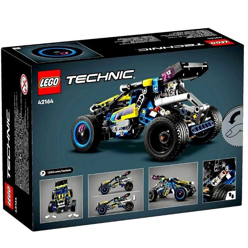 لگو Technic 42164 - باگی مسابقه‌ای آفرود با موتور عقب‌کش و تعلیق متحرک.