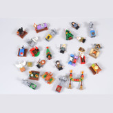 لگو Harry Potter 76438 - تقویم آدونت جادویی با ۲۴ محفظه، شامل فیگورهای هری پاتر و مینیمدلهای هاگوارتز.