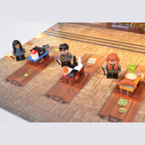 لگو Harry Potter 76438 - تقویم آدونت جادویی با ۲۴ محفظه، شامل فیگورهای هری پاتر و مینیمدلهای هاگوارتز.