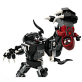 لگو مارول 76276 - زره رباتی ونوم در برابر مایلز مورالز با ۱۳۴ قطعه، شامل فیگور مایلز مورالز و ربات مکانیکی ونوم با مفاصل متحرک