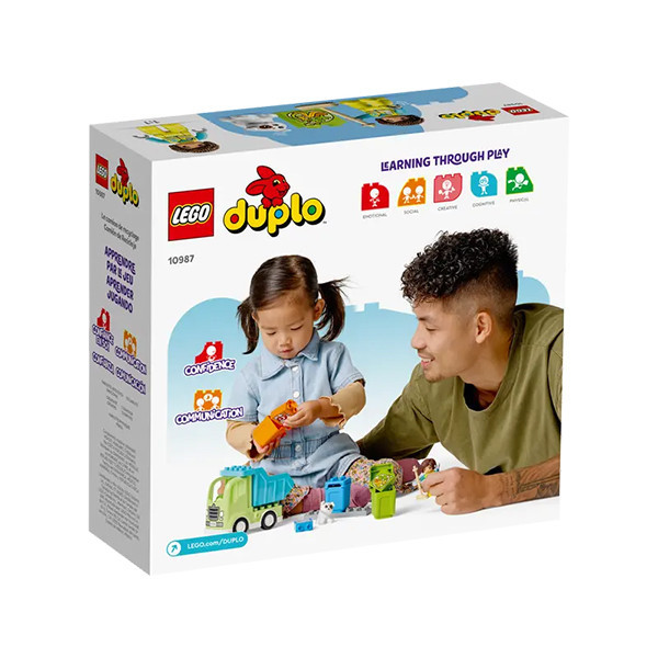 لگو سری duplo مدل Recycling Turck کد 10987