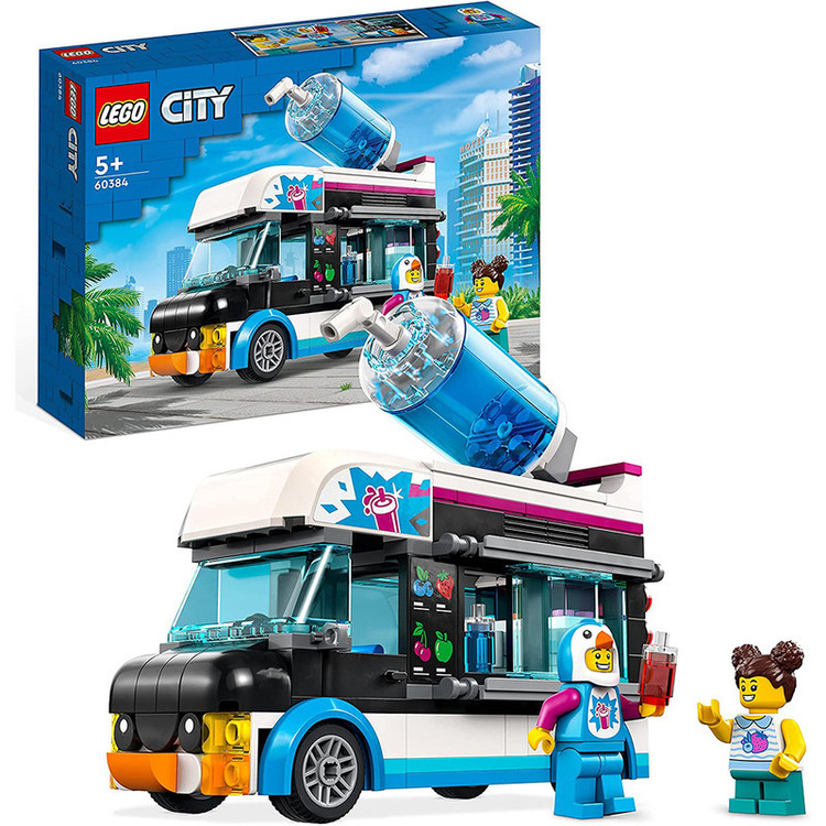 لگو ساختنی لگو مدل LEGO 60384 City Penguin Slushy Van
