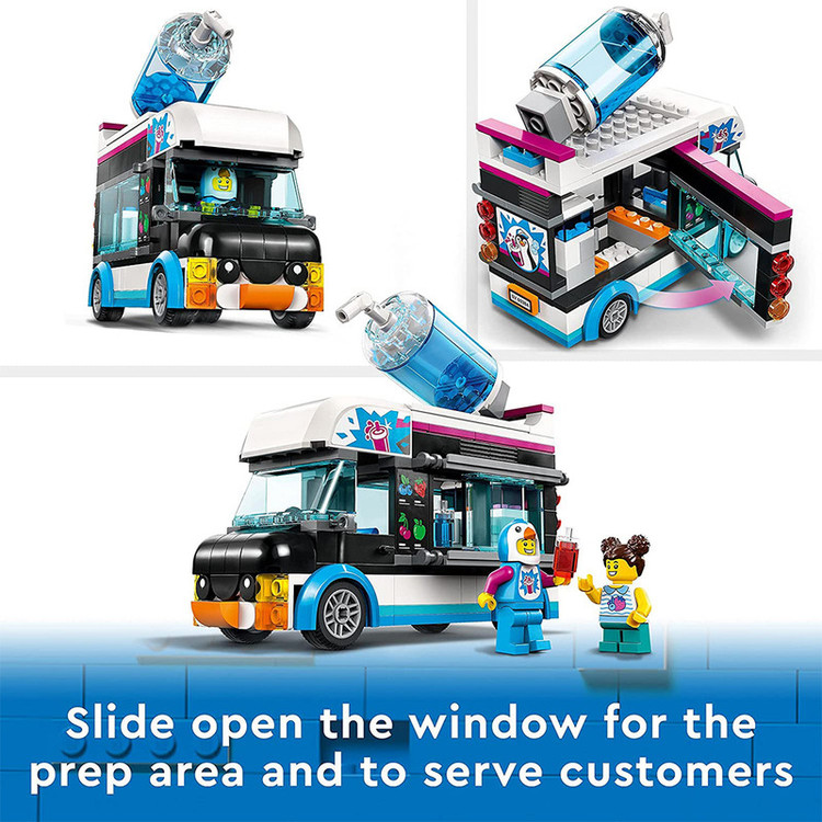 لگو ساختنی لگو مدل LEGO 60384 City Penguin Slushy Van
