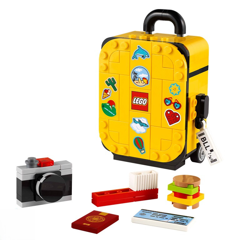 لگو سری Iconic مدل Yellow Travel Suitcase کد 40817