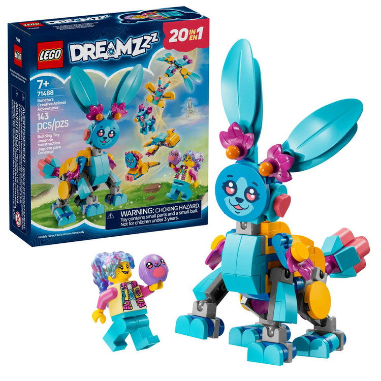 لگو سری DREAMZzz مدل Bunchu’s Creative Animal Adventures کد 71488
