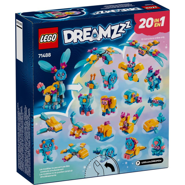لگو سری DREAMZzz مدل Bunchu’s Creative Animal Adventures کد 71488