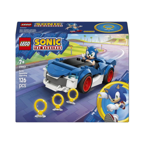 لگو 126 تکه سری Sonic the Hedgehog مدل Sonic: Speedster Lightning کد 77117
